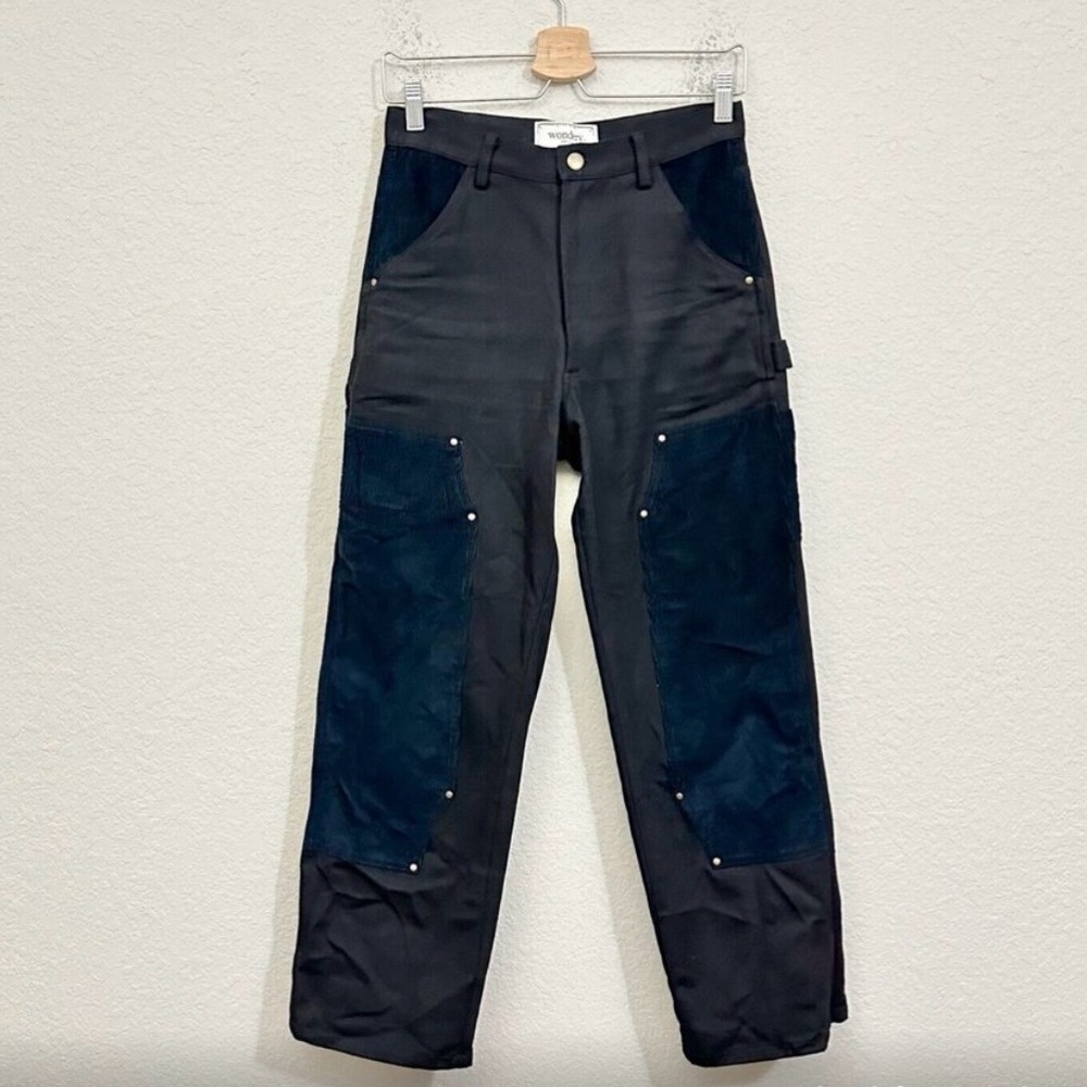 Wondery Black and Blue carpenter pant - Picture 2 of 7